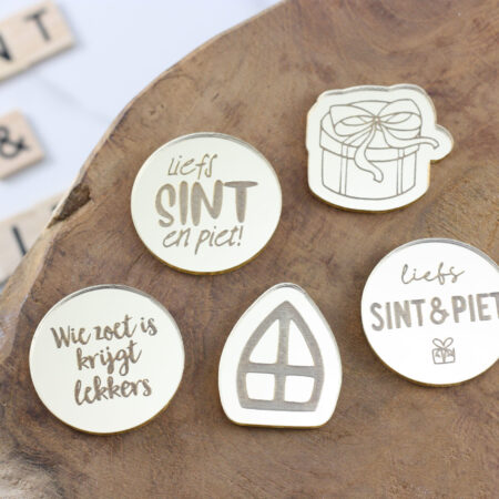 Sinterklaasset cupcaketopper (10 stuks)