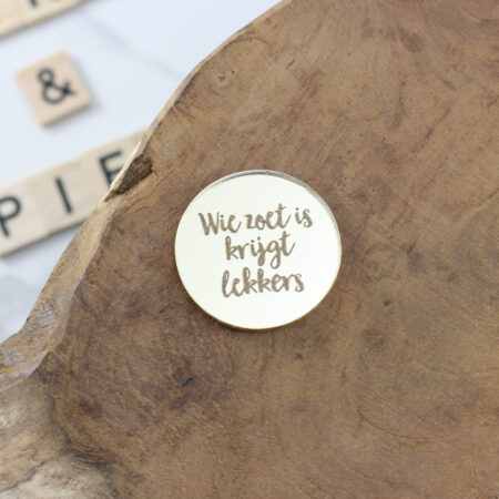 Wie zoet is cupcaketopper (10 stuks)