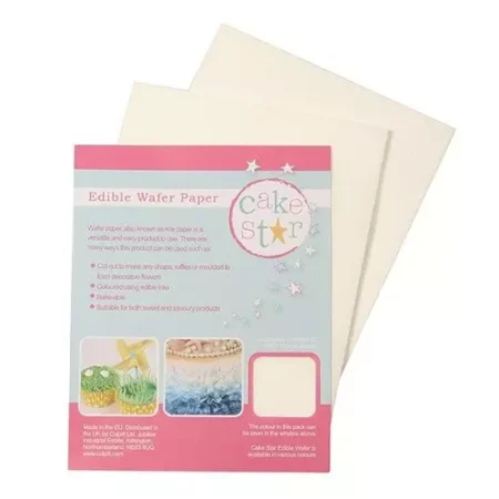 Edible Wafer Paper 12 sheets