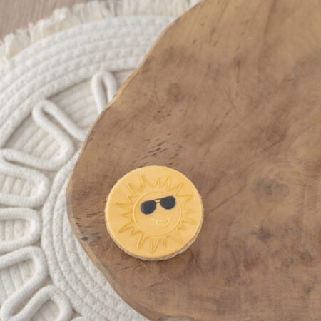 Zin in de zomer met deze stoere zon fondantstempel?
